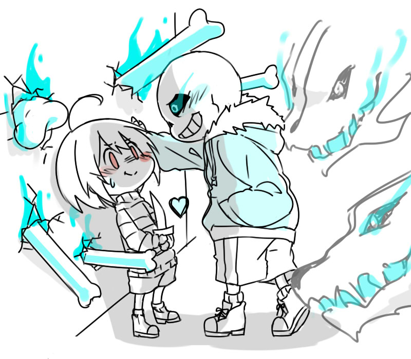 Sans X chara-传说之下sans