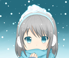 Loli in Snow-snowwinter