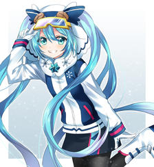 雪初音插画图片壁纸