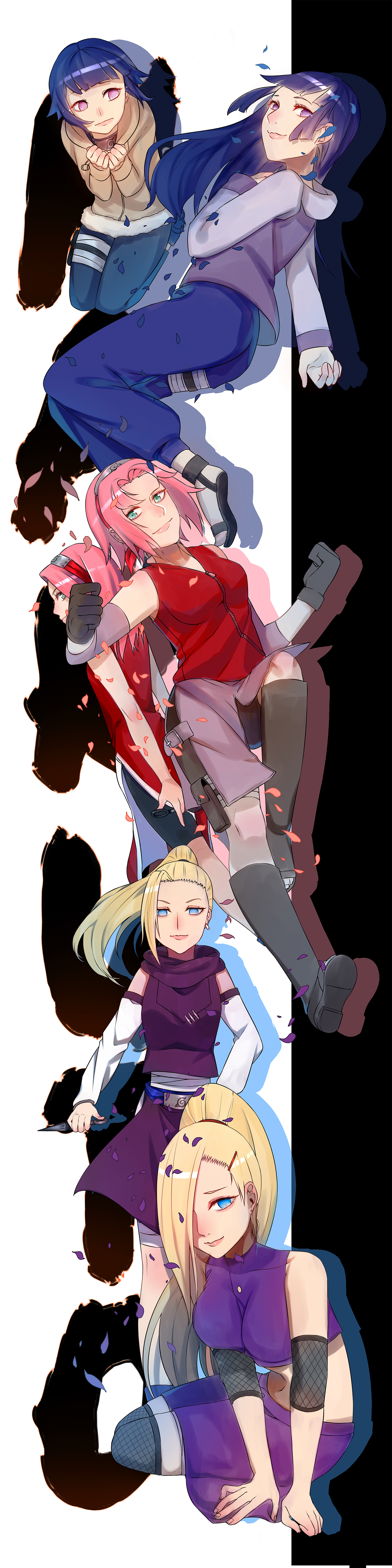 Naruto火影忍者粉丝作品大赛フリーイラスト部門イノ春 触站