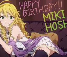 HAPPY BIRTHDAY MIKI !!