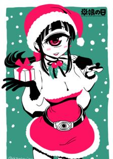 希多米老师今年也穿圣诞老人服插画图片壁纸