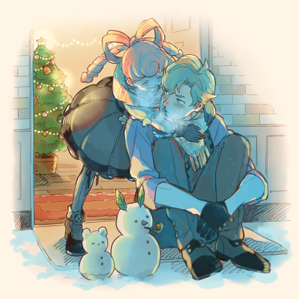 大逆转圣诞节插画图片壁纸