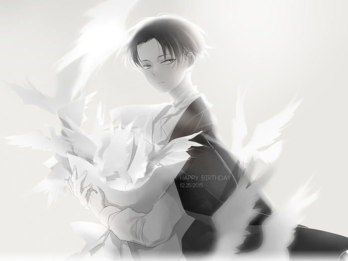 HappyB Levi!andMerry Xmas!插画图片壁纸