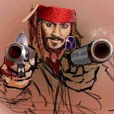 Jack Sparrow插画图片壁纸