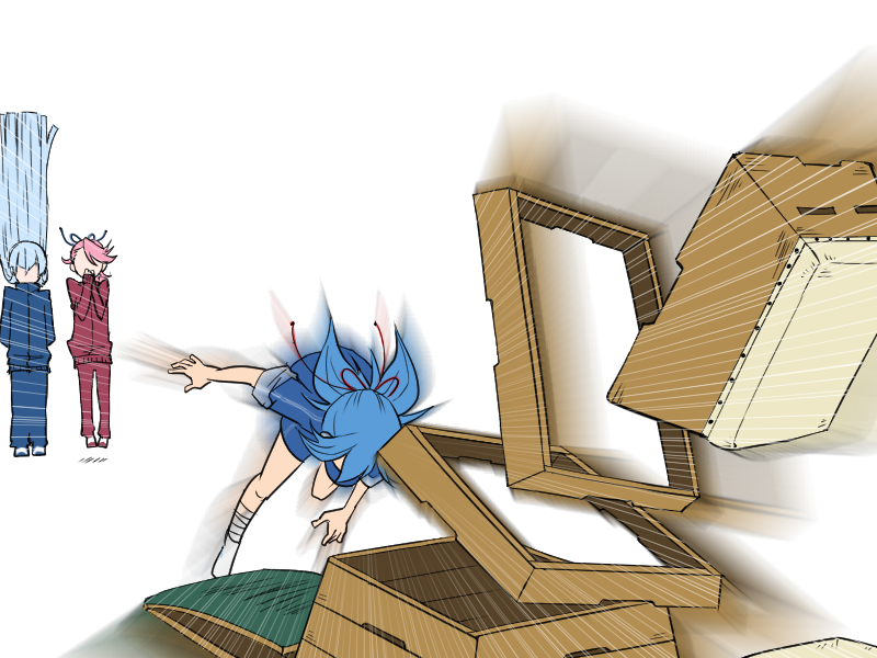 そして弟は勢いよく突っ込んでいった插画图片壁纸