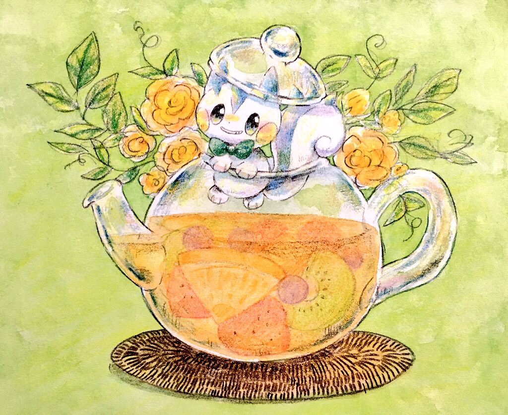 tea time插画图片壁纸