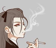 次郎太刀先生和香烟