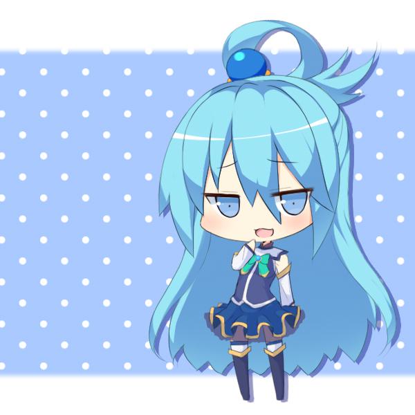 アクア 为美好世界献上祝福 ゼル帝 为美好的世界献上日常 このすば500users入り 过膝长靴原画师通 触站