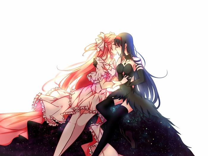 百合大法好ヽ（○´∀`）ノ♪插画图片壁纸