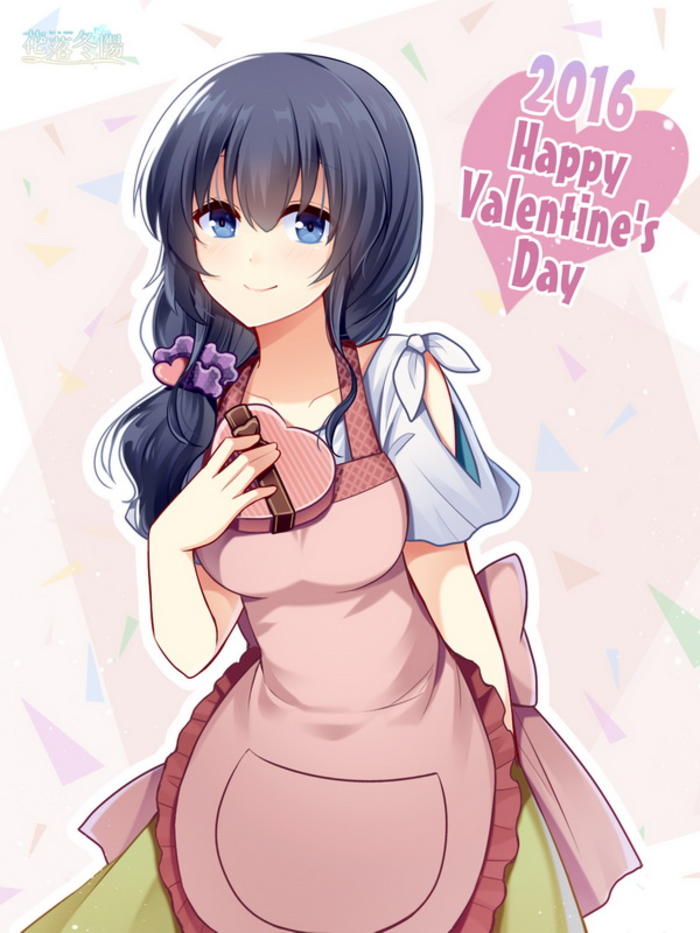 2016 Happy Valentine's Day插画图片壁纸