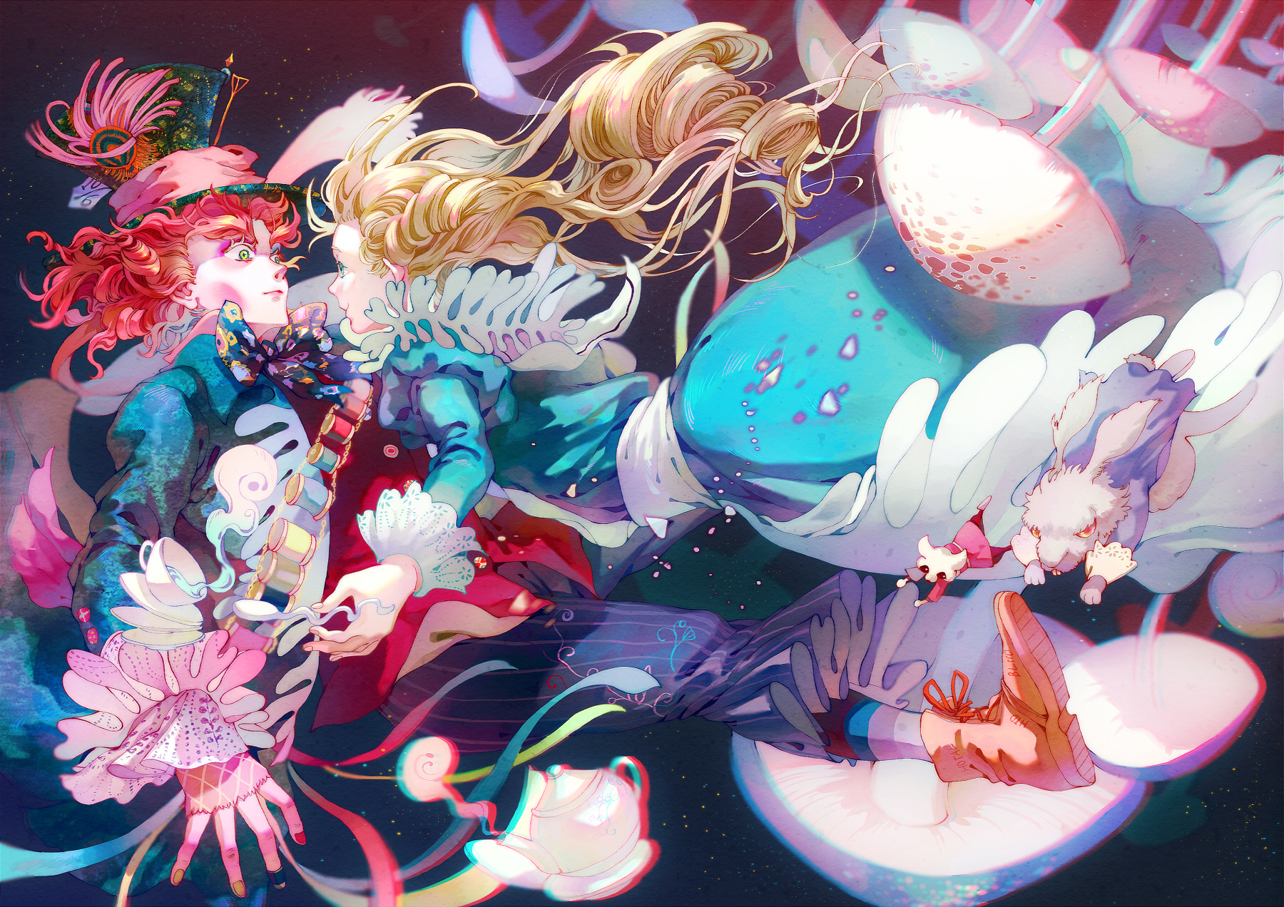 Alice In Wonderland插画图片壁纸