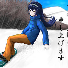 【葛凡】winter vacation【冷泉麻子】插画图片壁纸