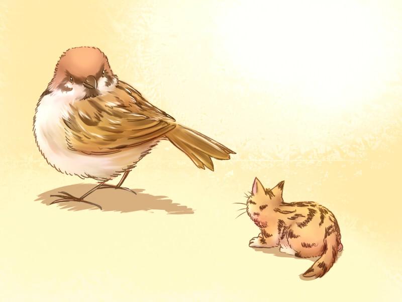 あやす-Ugoiraスズメ