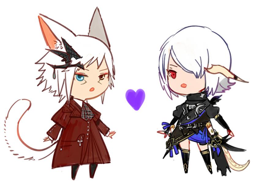 ff14涂鸦合集2兽人横图