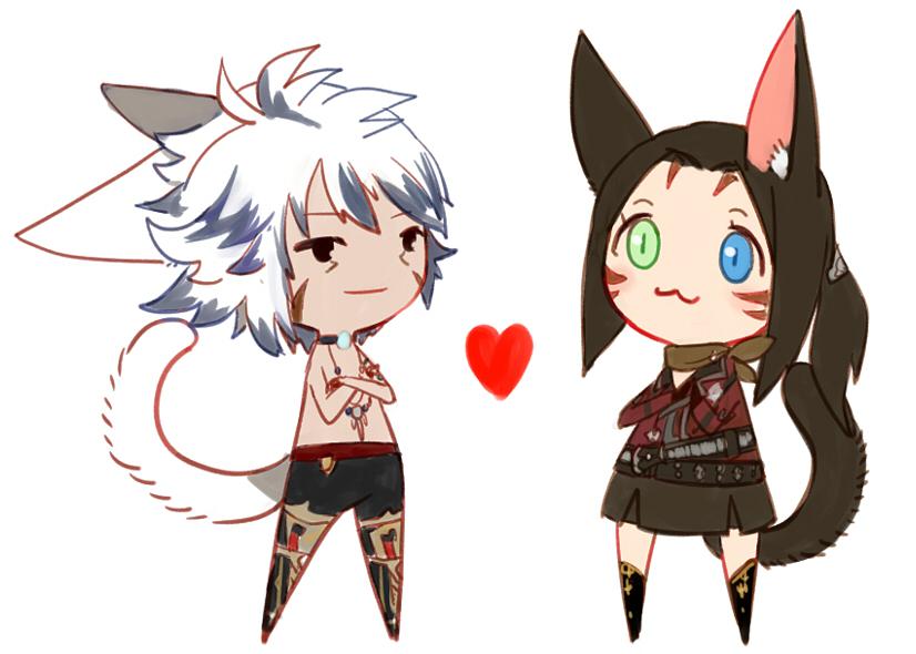 ff14涂鸦合集2兽人横图