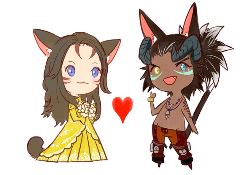 ff14涂鸦合集2兽人横图