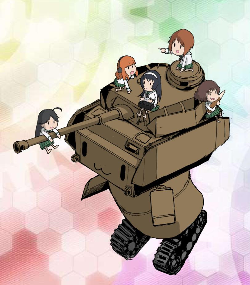 IV号坦克（豆沙队）插画图片壁纸