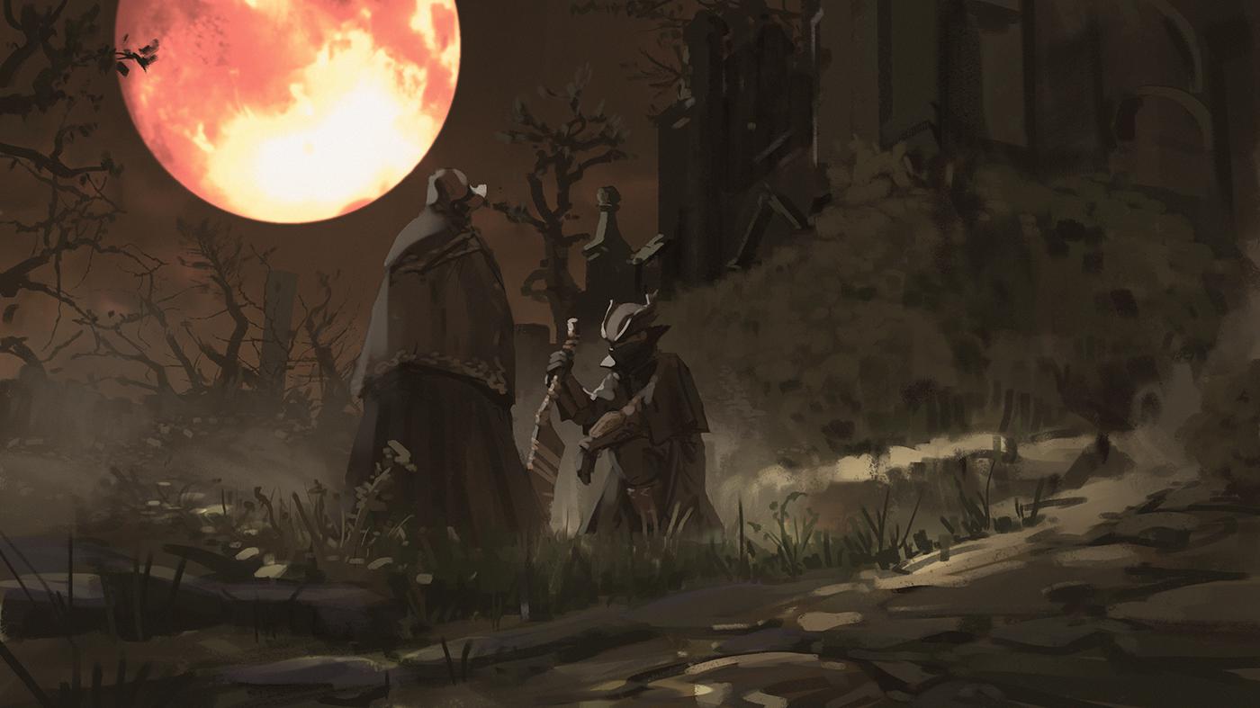 240/365 Bloodborne 7插画图片壁纸