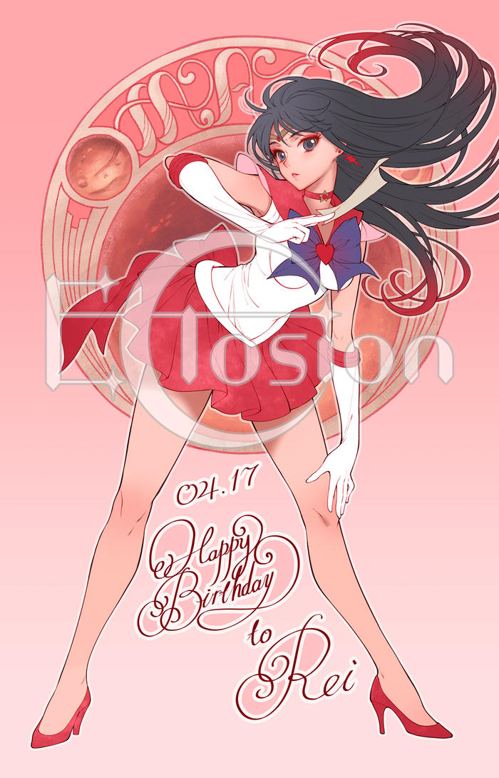 Super Sailor Mars插画图片壁纸