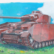 IV号戦車插画图片壁纸