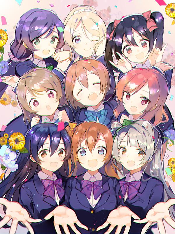 μ'sic Forever!!插画图片壁纸