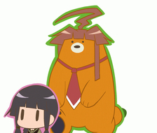 熊神轿-Ugoira当女孩遇到熊