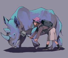 rhinoceros-原创背包