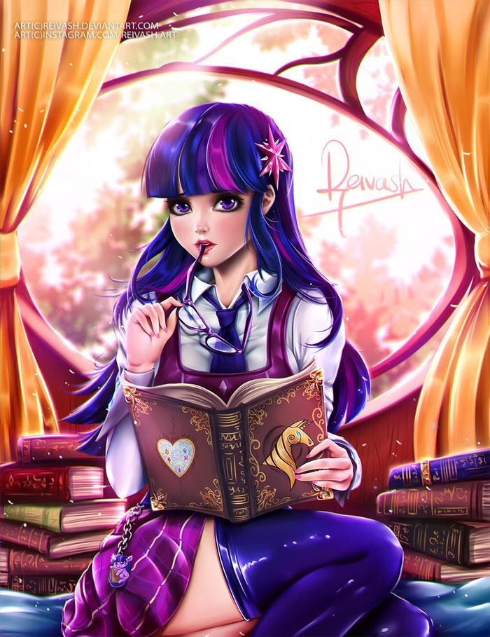 Twilight Sparkle -My Little Pony插画图片壁纸