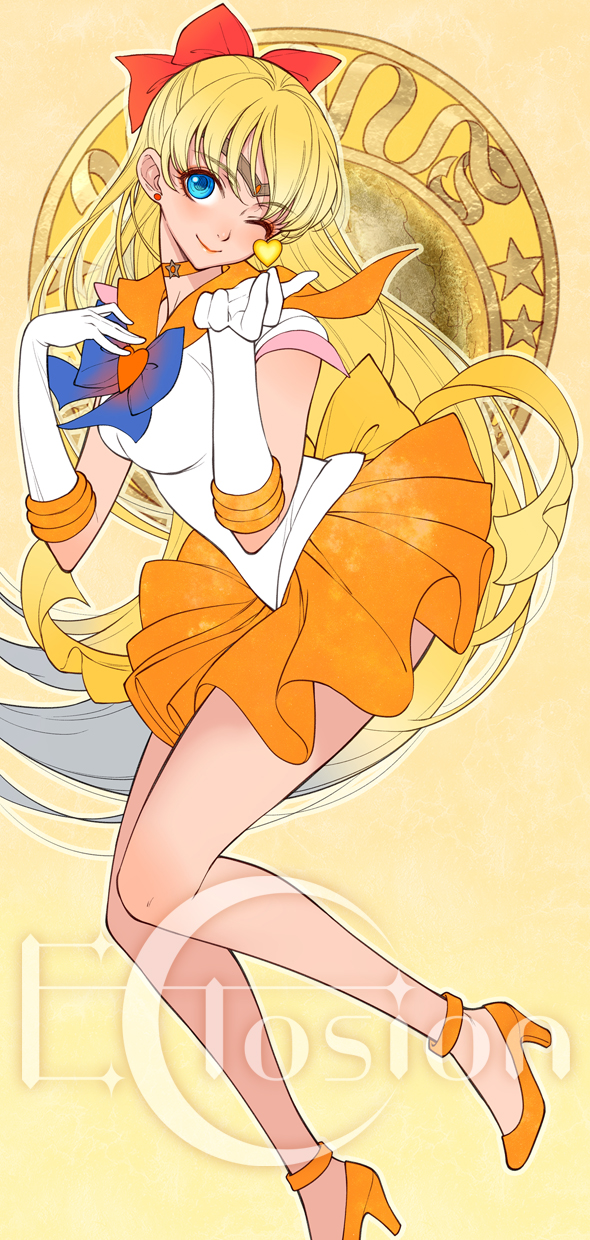 Super Sailor Venus插画图片壁纸