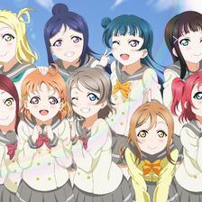 lovelive !阳光! !插画图片壁纸