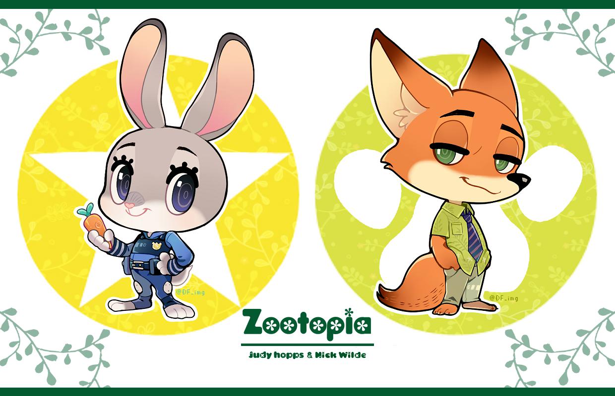 Zootopia插画图片壁纸