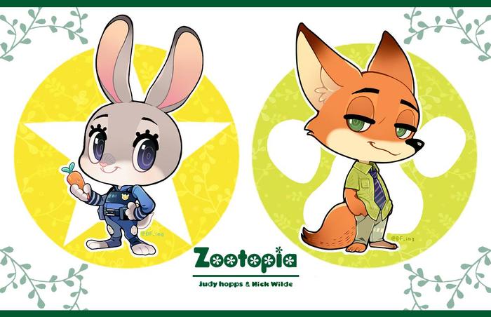 Zootopia插画图片壁纸