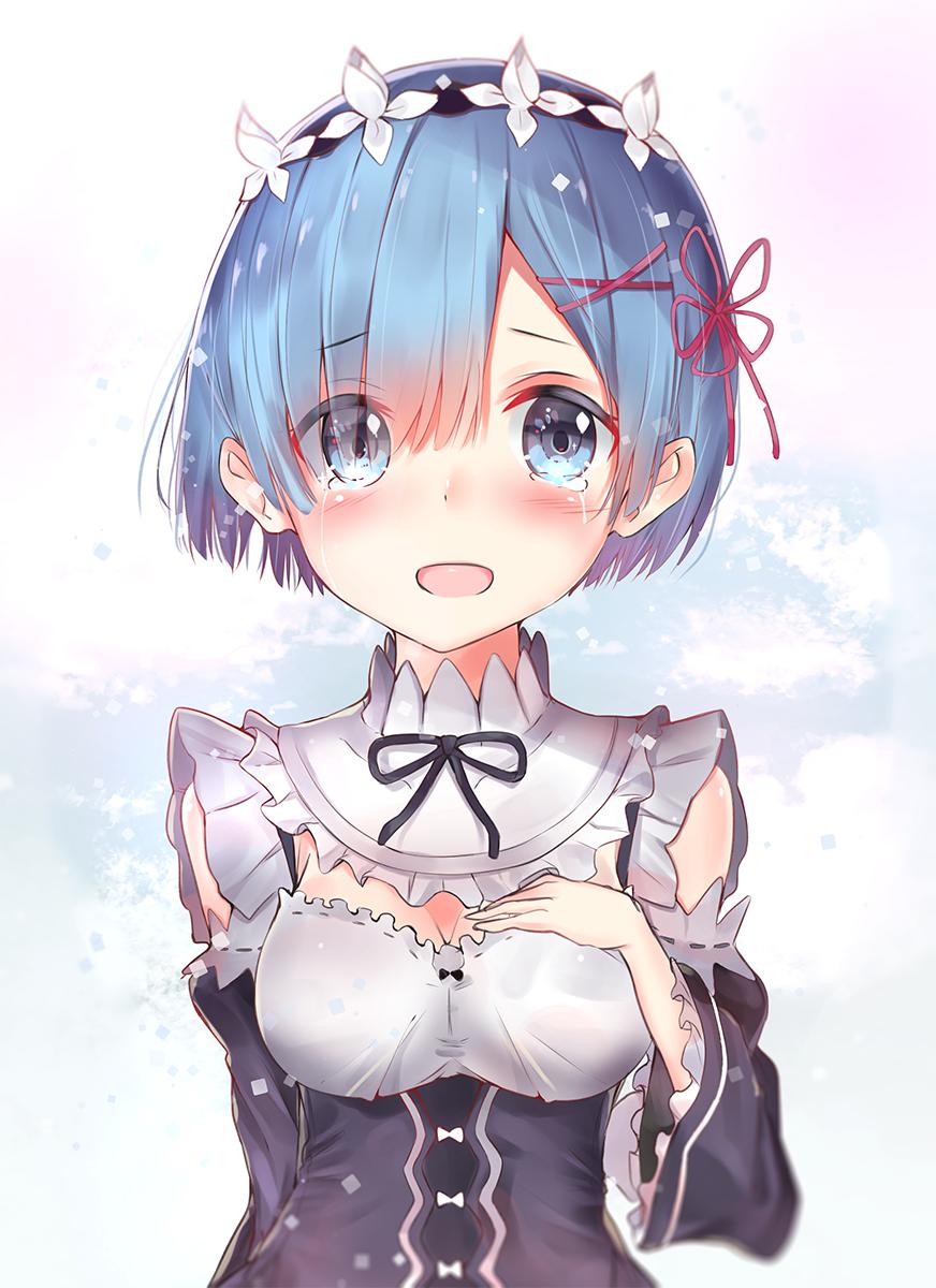 p站画师作品"雷姆,我爱斯巴鲁.