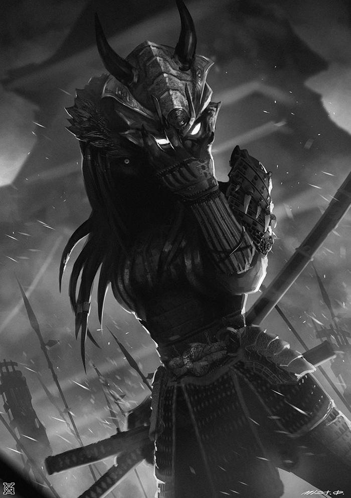 Female predator ——Shogun Warrior插画图片壁纸