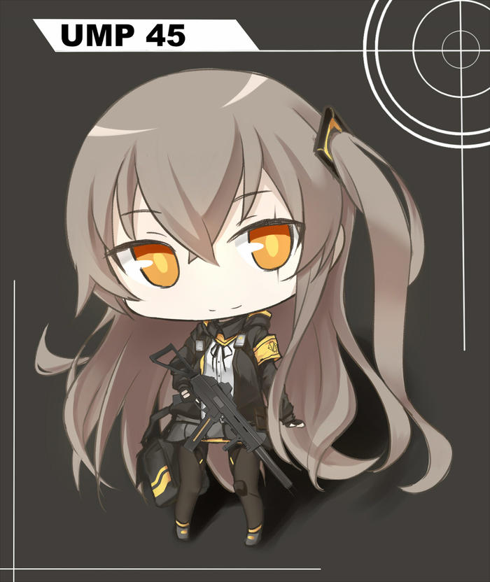 UMP45姐姐插画图片壁纸