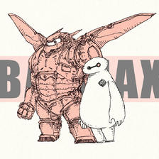 Baymax插画图片壁纸