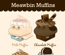 Meawbin Muffins-CreepyCat这是什么 好可爱啊