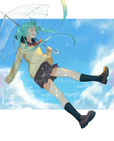 初音♡插画图片壁纸