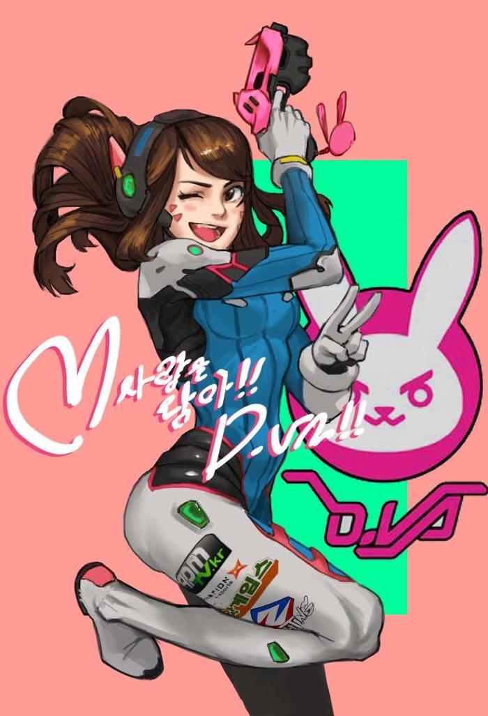 D.va!插画图片壁纸