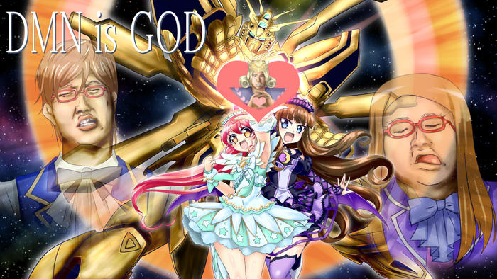 DMN is GOD、GO is GOD插画图片壁纸