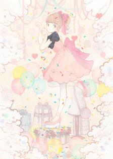 pink♡girl插画图片壁纸