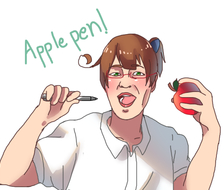 Apple pen my friends haha XD