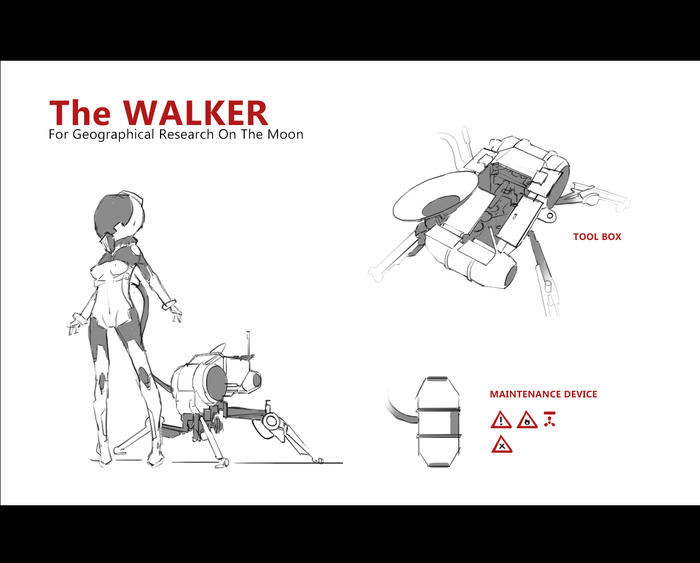 MOON WALKER插画图片壁纸