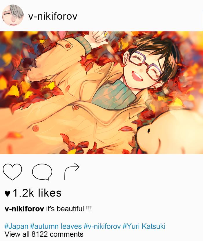 【YOI】Instagram秋天插画图片壁纸