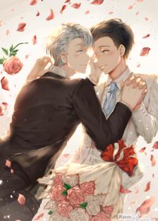 Happy wedding!!插画图片壁纸