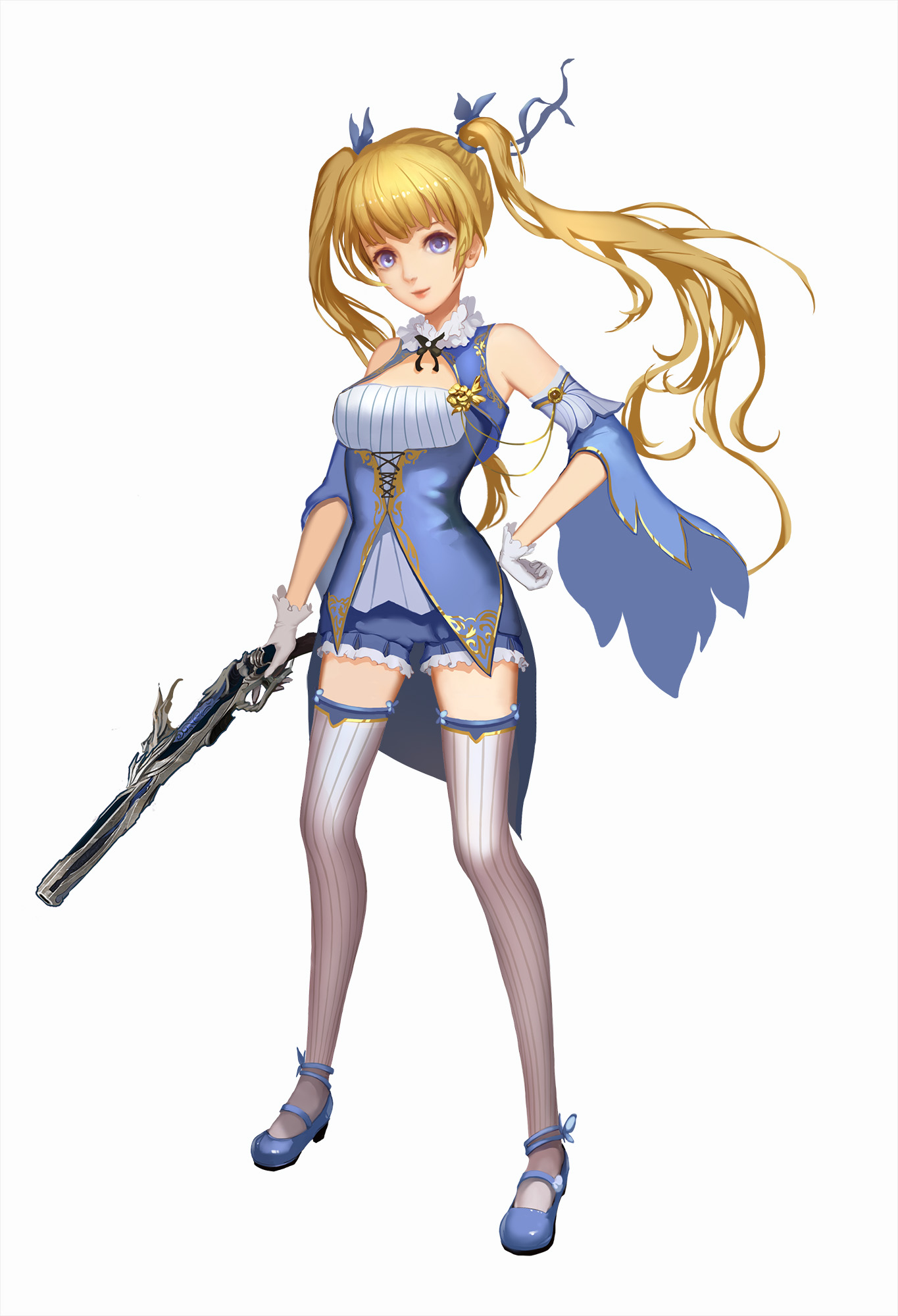 尼可金发少女