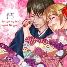 謹賀新年2017插画图片壁纸