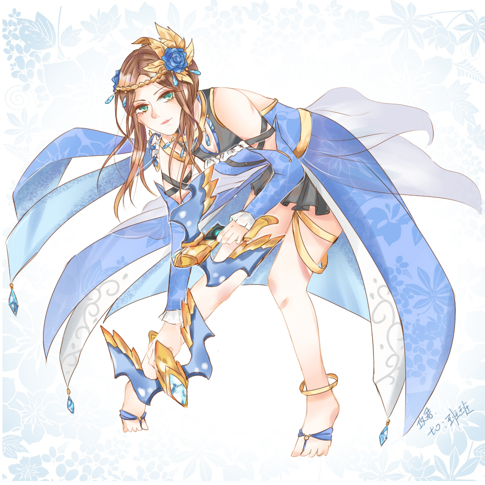 私服虞姬头像同人高清图