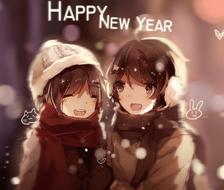 happy new year-小野大辅和神谷浩史横图